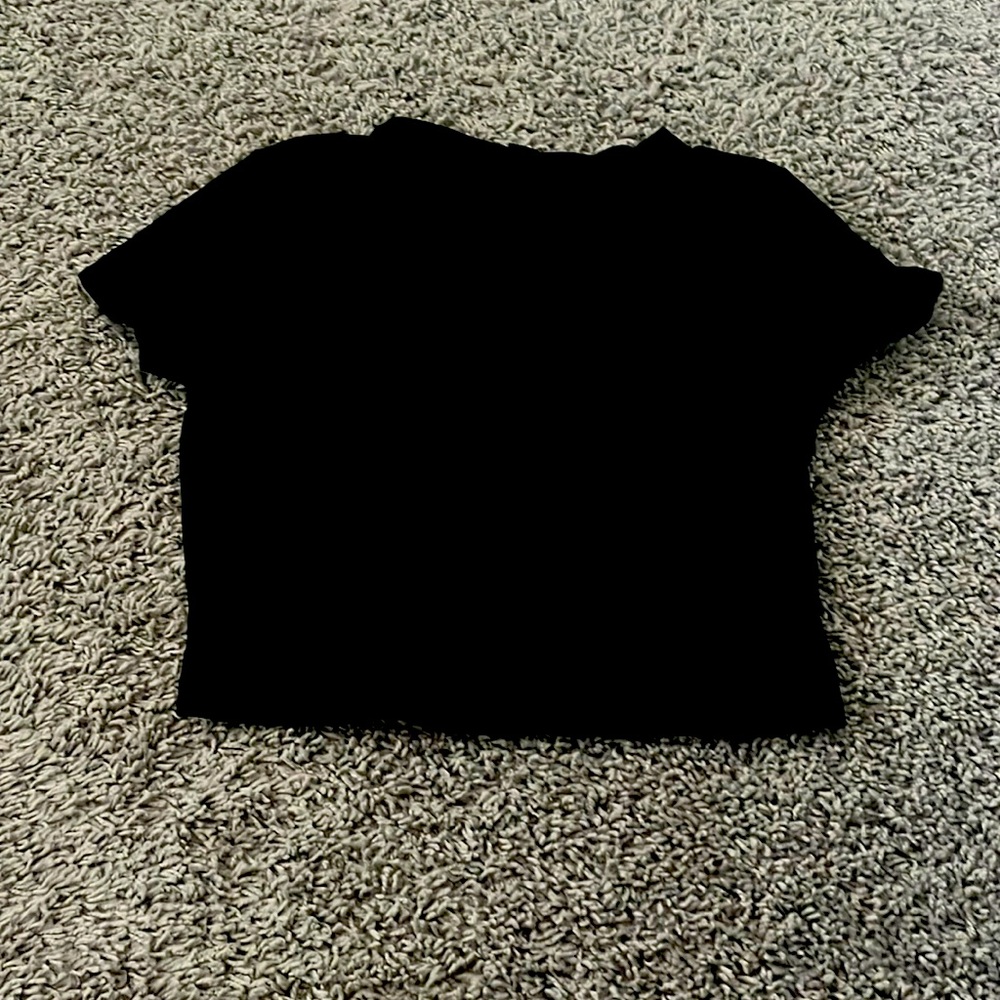 Black crop top from SHEIN